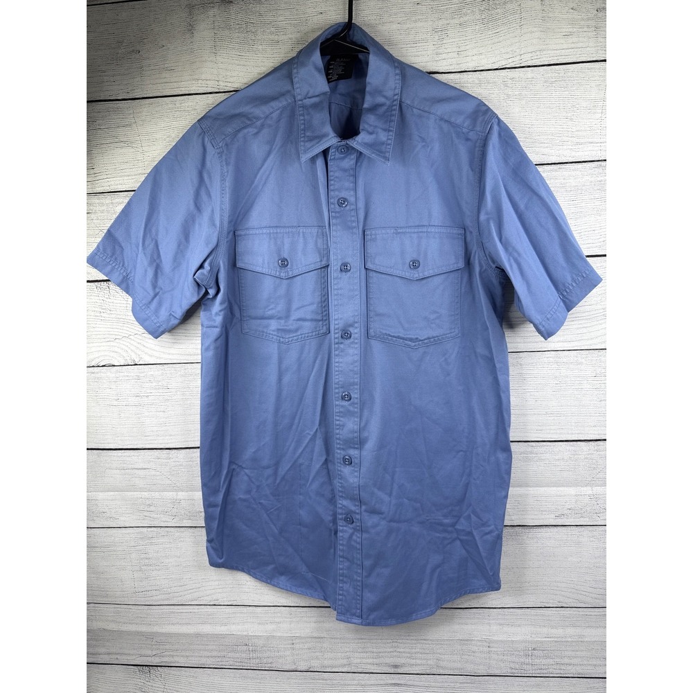 5.11 Tactical Shirt Mens Small Blue Button Down Short‎ Sleeve Workwear